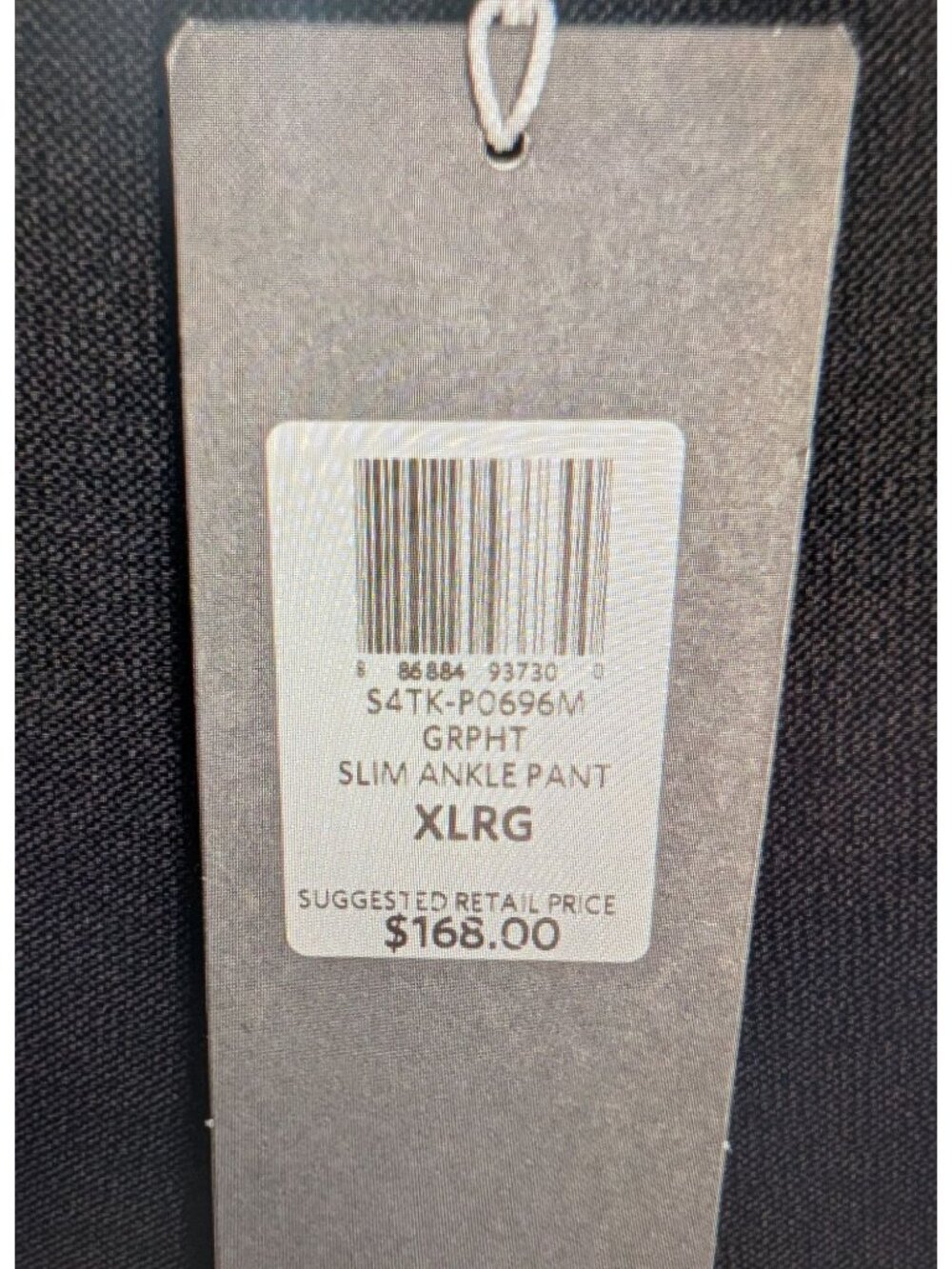 Eileen Fisher Women XL Washable Stretch Crepe Slim Ankle Pants Graphite grey - Picture 14 of 14